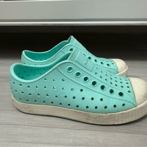 Mint Green Slip-On Sneakers